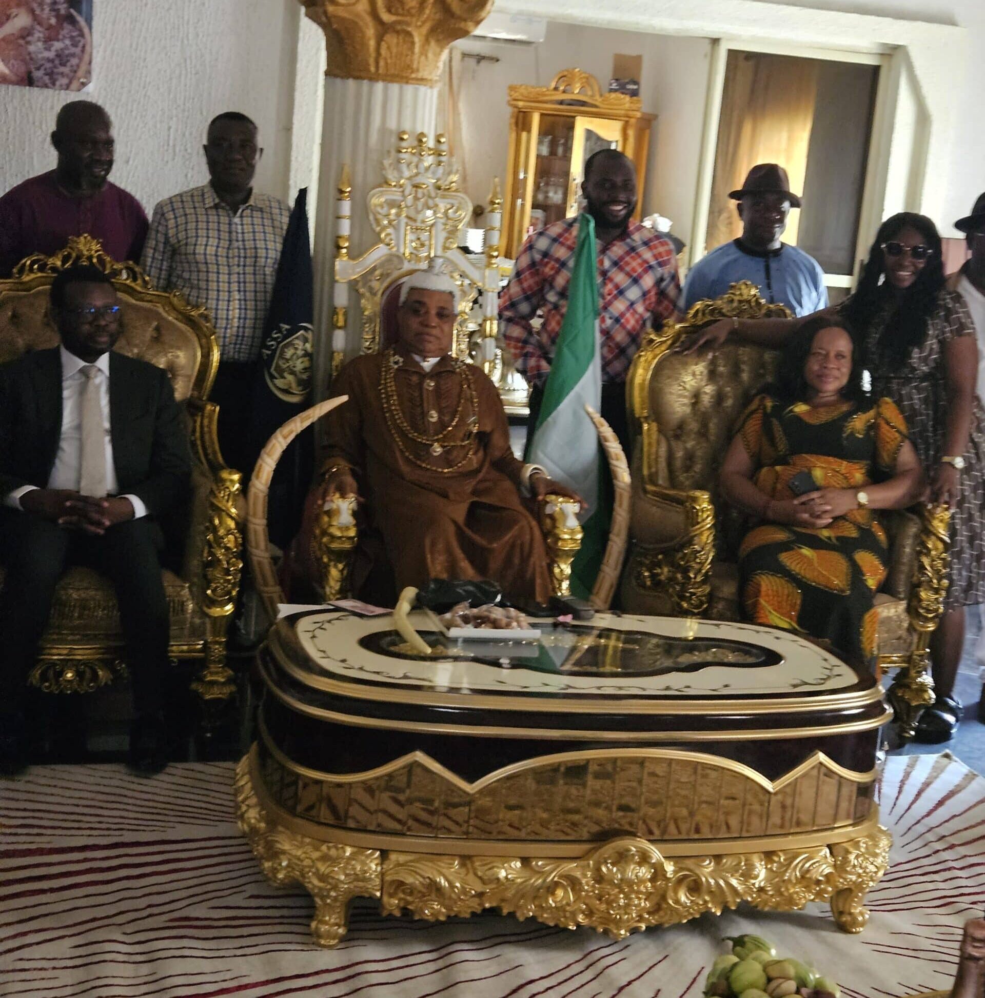 You are currently viewing James Makinde MD ANOH Gas Processing Company Visits the Paramount Ruler of Assa on Courtesy Visit, Reaffirms Commitment to Community Partnership